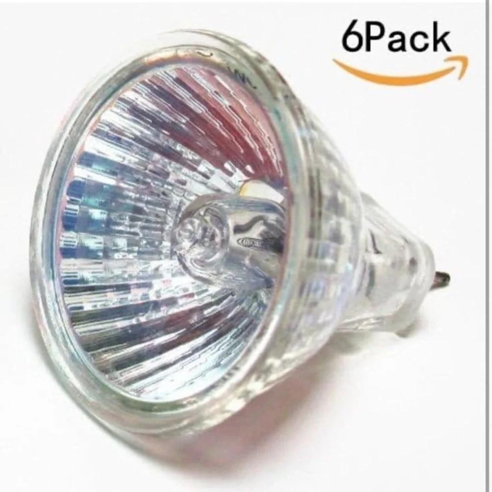New CTKcom MR11 12v 20w Halogen Bulbs(6 Pack)- Precision Halogen Reflector Fiber